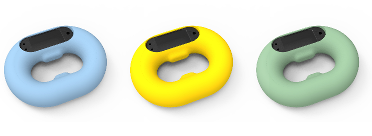 不同顏色提供不同握力程度者的訓練需求