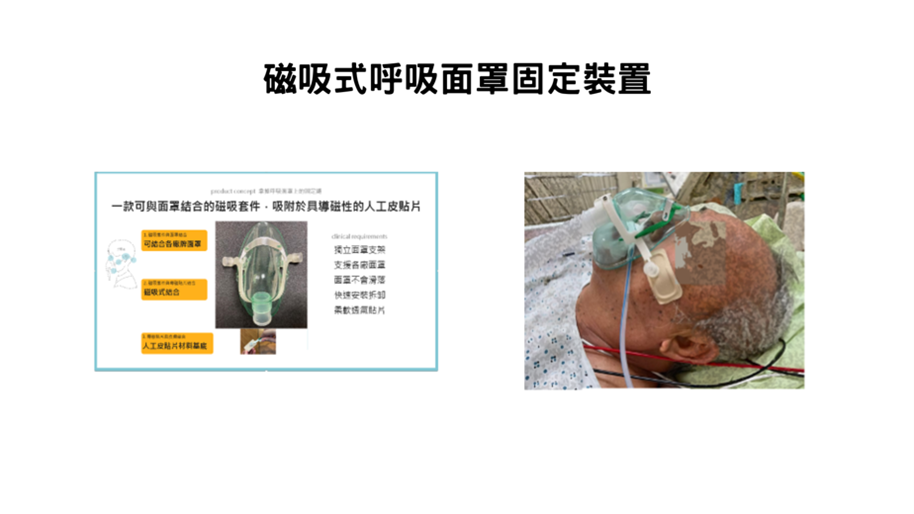 磁吸式呼吸面罩固定裝置