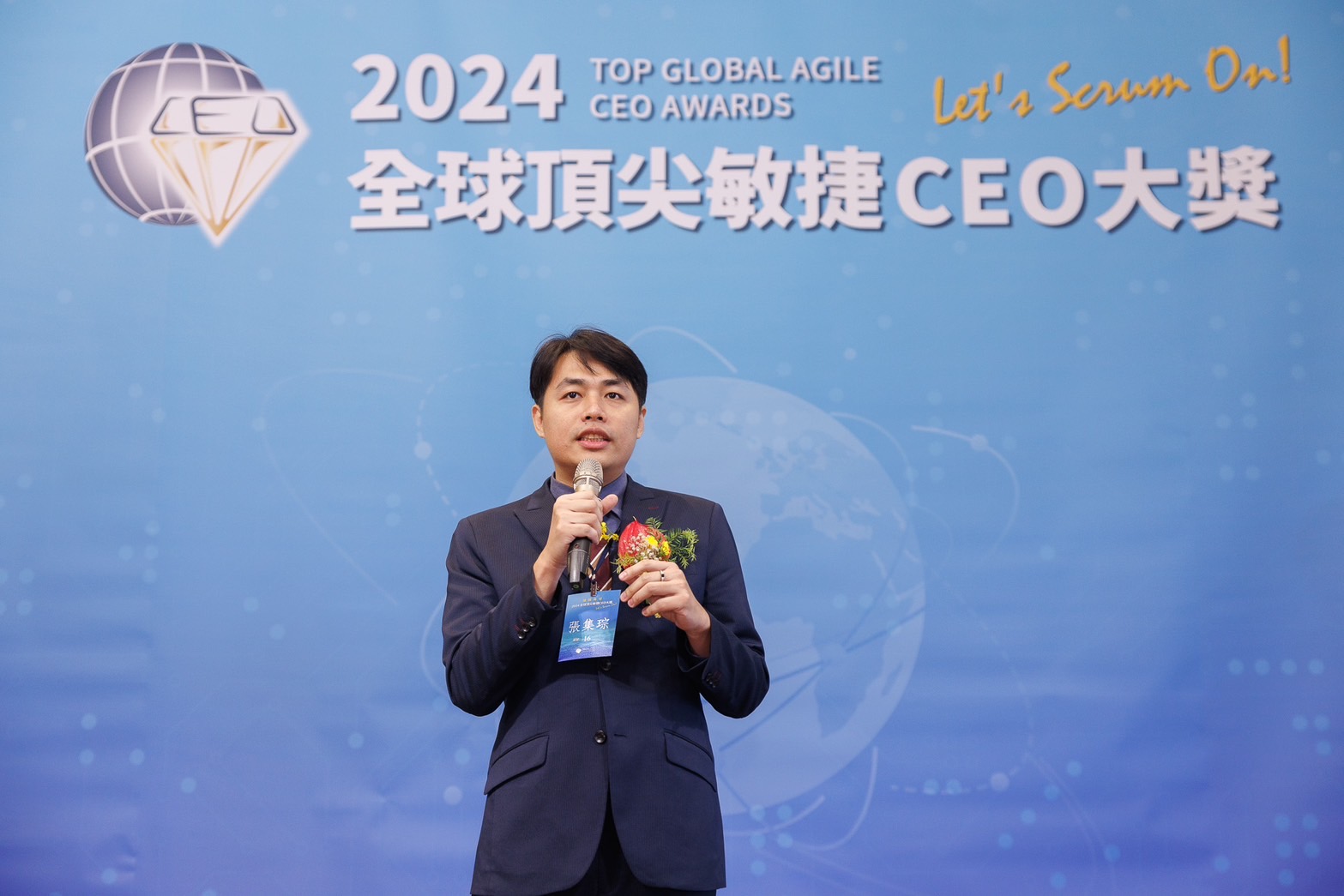 捷虹資訊總經理張集琮期盼協助各大醫院落實智慧醫療轉型。圖/捷虹資訊提供