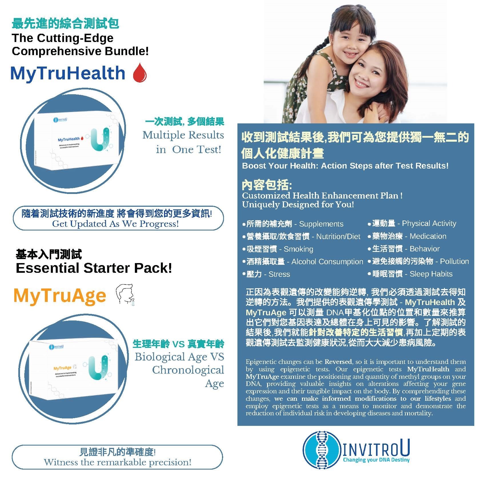 MyTruHealth and MyTruAge DNA Methylation Tests